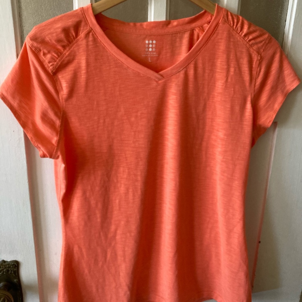 Title Nine Double Time short sleeve top L (12-14)